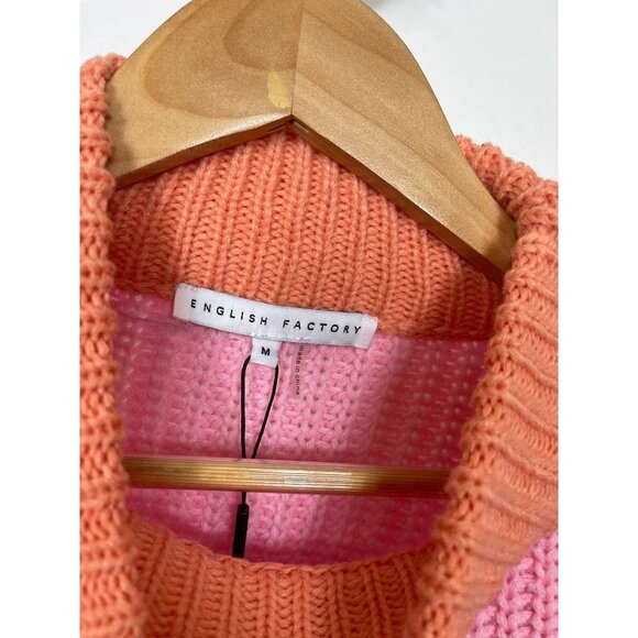 ENGLISH FACTORY Pastel Multi Color Sweater Size M - Picture 7 of 9